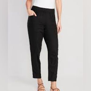Old Navy linen cropped pant